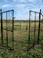 7'H x 8'W Deer Fence Dual Driveway Gate